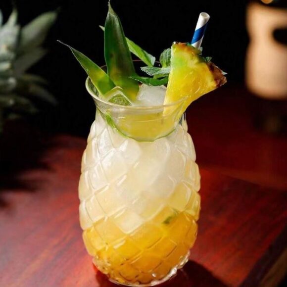 ice tea glass jar shaped 1 pcs califora