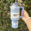 stanley adventure quencher travel tumbler 40oz ocean tiedye