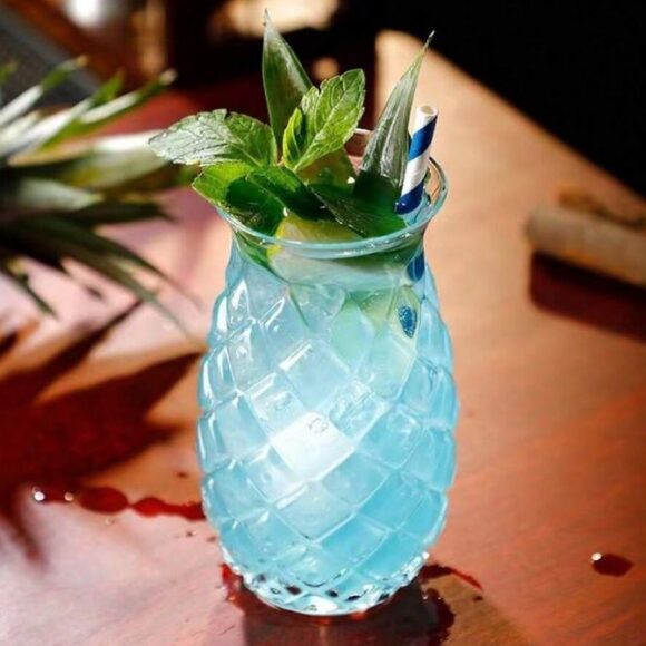 ice tea glass jar shaped 1 pcs califora