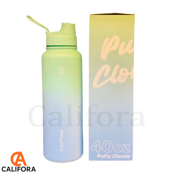 AquaFlask Bottle Dream Collection 40oz - Puffy Clouds