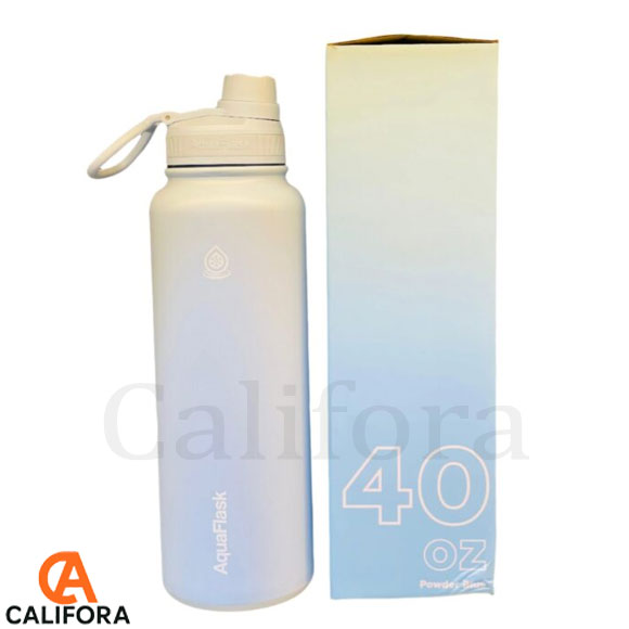 AquaFlask Water Bottle 40oz – Powder Blue