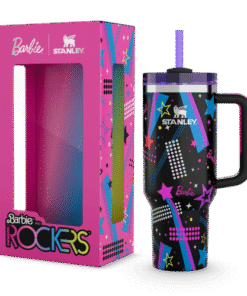 stanley quencher tumbler – 40oz – barbie™ ’80 rockers | original packaging