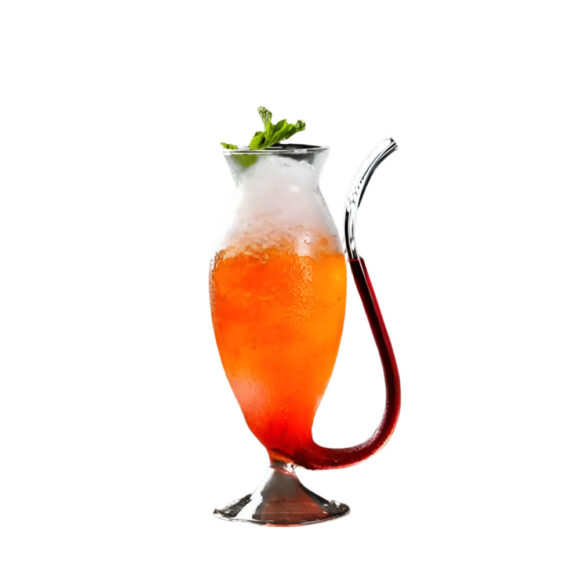 creative vampires glass with built in straw califora