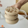 Ice Tea Glass Wavy Mug 1 Pcs