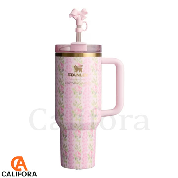 Stanley LoveShackFancy Quencher Tumbler 40oz Blooming Heirloom
