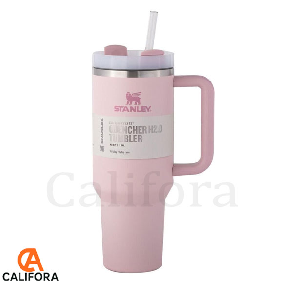 Stanley Quencher FlowState Tumbler 40oz - Dust Pink