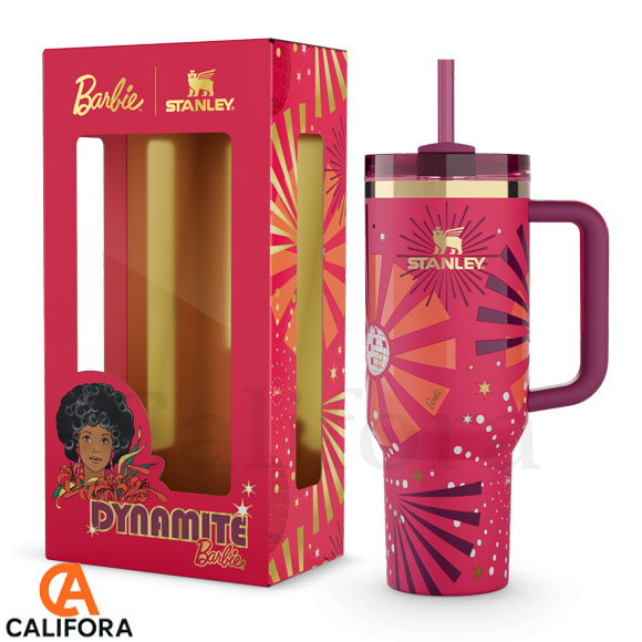 Stanley Quencher Tumbler 40oz Barbie 80s Dynamite