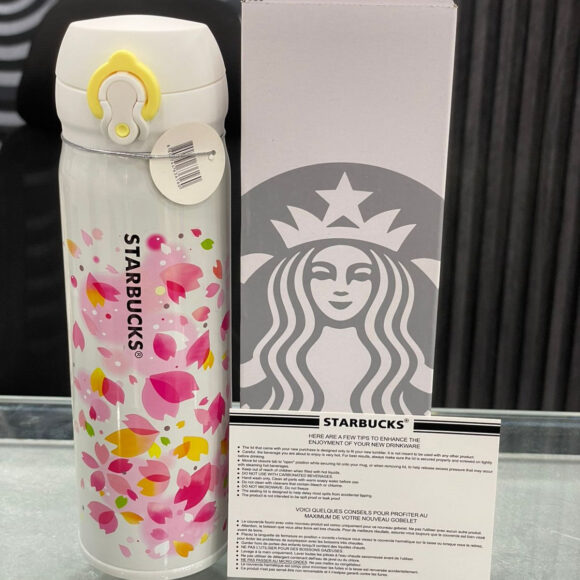 starbucks insulated tumbler floral 420ml califora