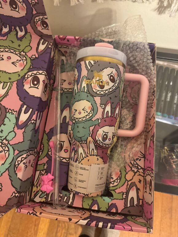stanley x labubu quencher tumbler 40oz