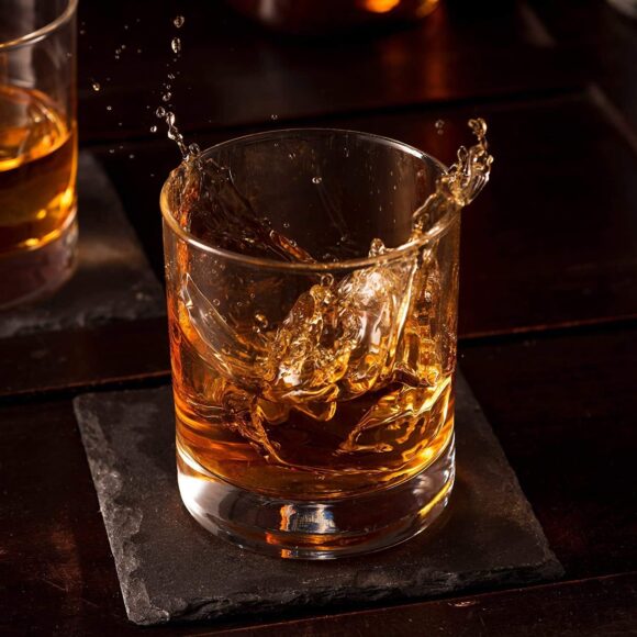 crystal plain whiskey tumbler set of 6 califora