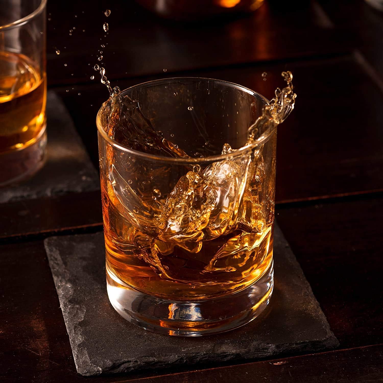 crystal plain whiskey tumbler set of 6 califora