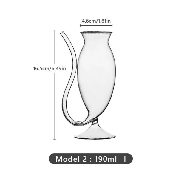 creative vampires glass with built in straw califora