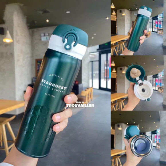 starbucks insulated tumbler green 420ml califora