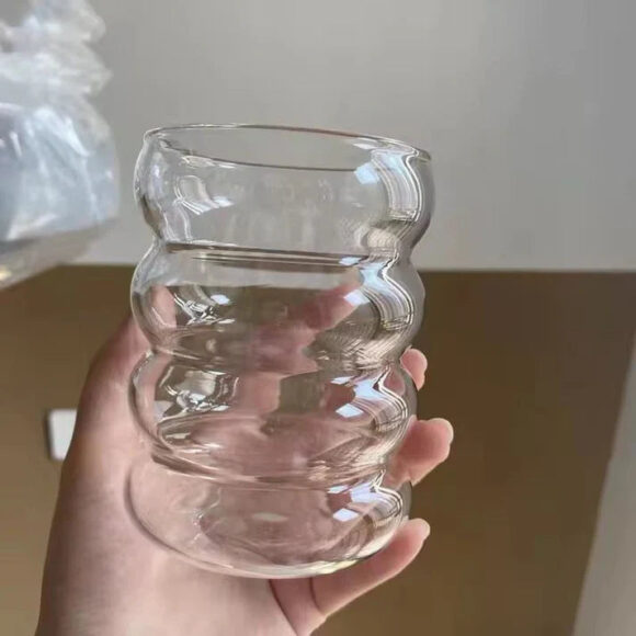 nordic ripple bubble glass califora
